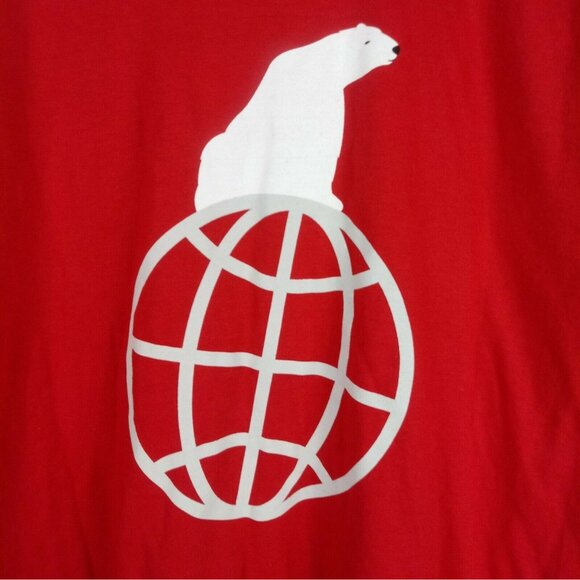 Coca Cola Arctic Home T-Shirt Men's XL Red Polar Bear Graphic Eco-Friendly Tee - Picture 2 of 8